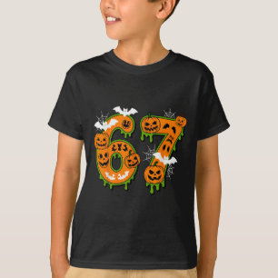 Camiseta Número espeluznante 67 en Halloween para todos