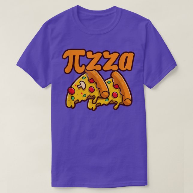 Camiseta número matemático Pie Pizza Love Math Nerd Pi Da (Diseño del anverso)