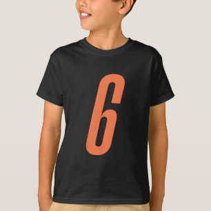 Camiseta Número Naranja 6 7 Funny Meme Halloween Co coincid