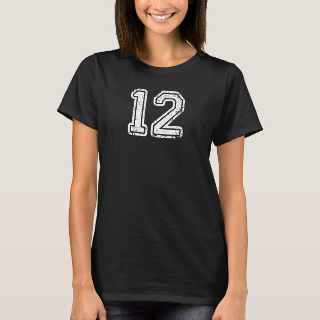 Camiseta Número, Número de Fútbol Deporte (Anverso)