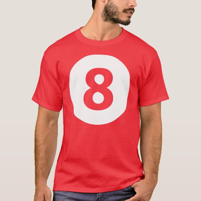 Camiseta Número ocho (Anverso)
