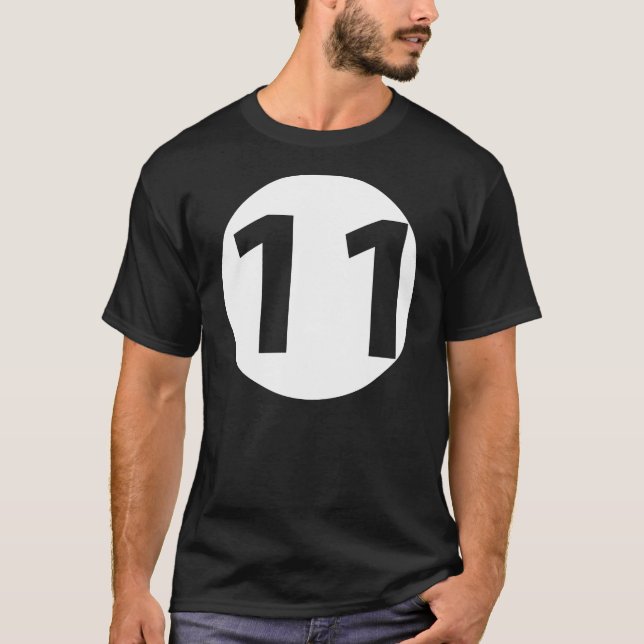 Camiseta Número once (Anverso)