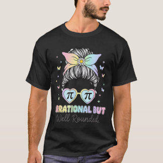 Camiseta Número Pi Irracional Pero Bien Redondo Profesor de