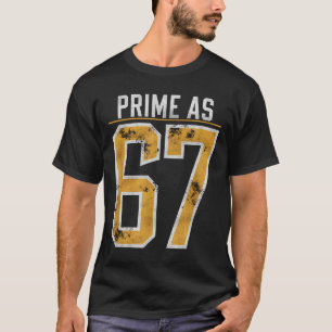 Camiseta Número primo como 67