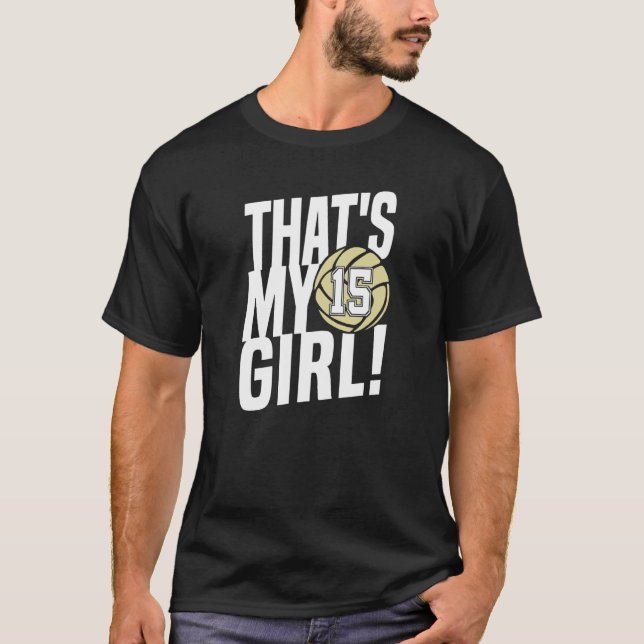 Camiseta Número quince: Mi Chica D (Anverso)