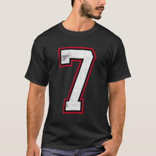 Camiseta Número siete 7