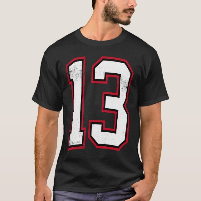 Camiseta Número Trece 13 (Anverso)
