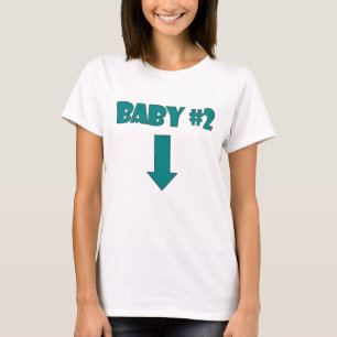 Camiseta NÚMERO TWO.png del BEBÉ
