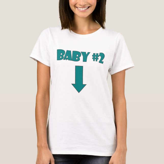 Camiseta NÚMERO TWO.png del BEBÉ (Anverso)