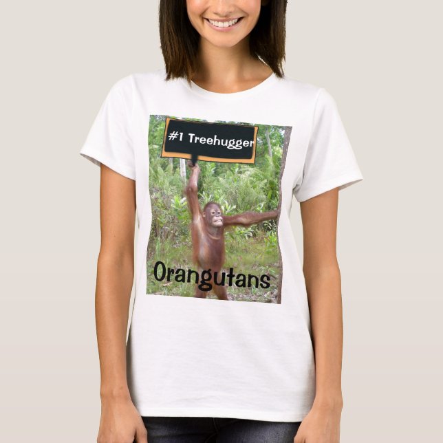 Camiseta Número uno #1 Treehugger (Anverso)