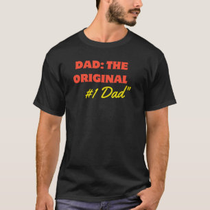 Camiseta número uno original de papá