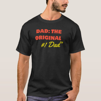 Camiseta número uno original de papá
