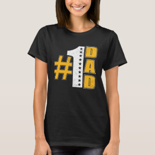 Camiseta Número uno papá para el Día de los Padres 5