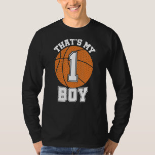 Camiseta Número uno que es mi chico #1 mamá de baloncesto p