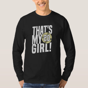 Camiseta Número Veinte Esa Es Mi Chica 20 Mamá De Softbol