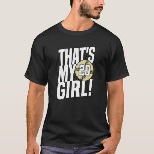 Camiseta Número veinte que es mi Chica 20 papá