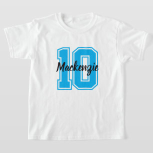 Camiseta Número y nombre personalizados