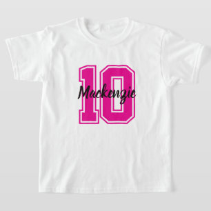 Camiseta Número y nombre personalizados 