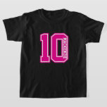 Camiseta Número y nombre personalizados de la universidad<br><div class="desc">Fácil de hacer tu propio número y nombre Camiseta personalizada de la universidad de Ricaso - cambia el texto para adaptarlo a tus necesidades. Una idea de regalo personal perfecto ideal para cumpleaños . Disponible en una amplia gama de estilos y colores, para niños y adultos - para adaptarse a...</div>