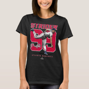 Camiseta Número y retrato Spencer Strider Atlanta MLBPA