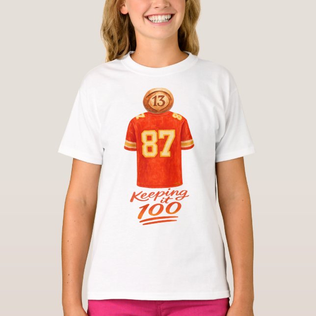 Camiseta Numerology It Adds Up: Keeping It 100 (Anverso)