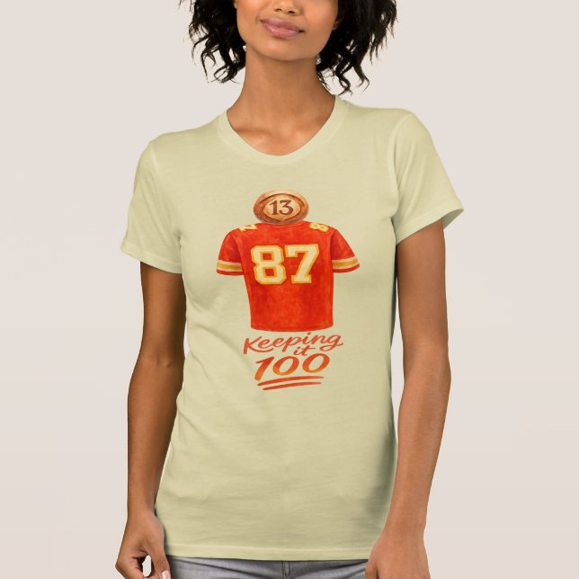 Camiseta Numerology It Adds Up: Keeping It 100 (Anverso)
