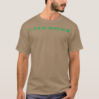 Camiseta Números 4 8 15 16 23 42 Divertida parodia televisi