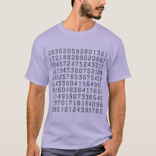 Camiseta Números aleatorios