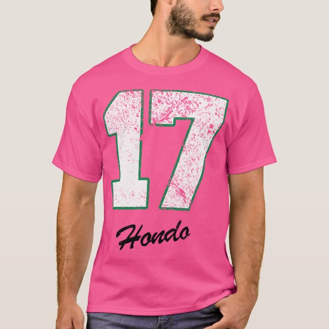 Camiseta Números celulares - Hondo No. 17 (Anverso)