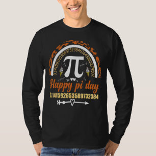 Camiseta Números De Color Pi Math Divertido Maestra De Pi D