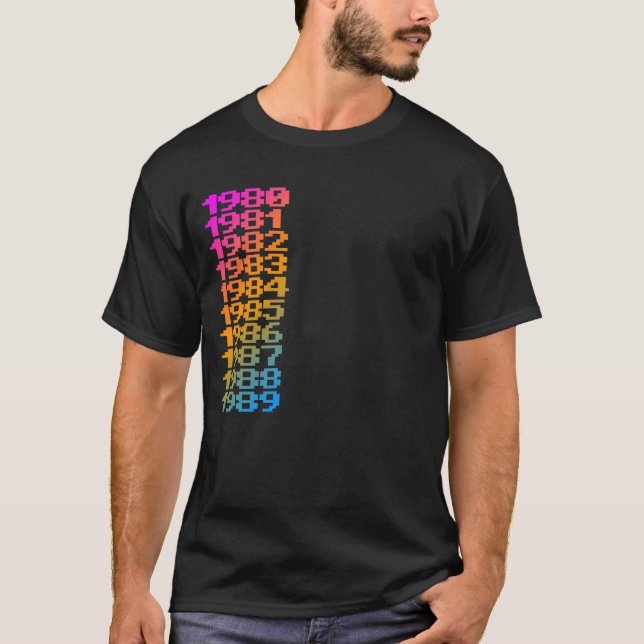 CAMISETA NÚMEROS DE COREY TIGER 1980 (Anverso)