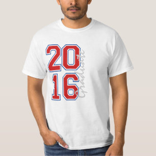 Camiseta Números de graduados de 2016