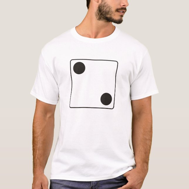 Camiseta Números DICE de pips 2 + tus ideas (Anverso)