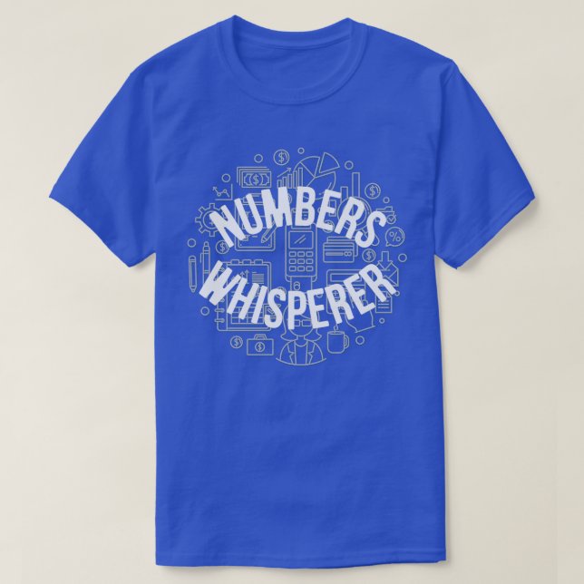 Camiseta Números divertidos Whisperer Cita Contadora Cpa Ac (Diseño del anverso)