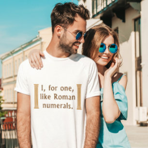 Camiseta Números romanos