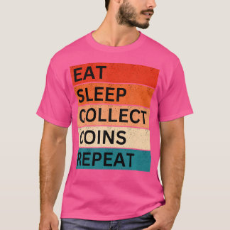 Camiseta Numismática Divertida de Recolección de Monedas Co