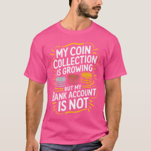 Camiseta Numismática Numismática Para La Colección De Moned