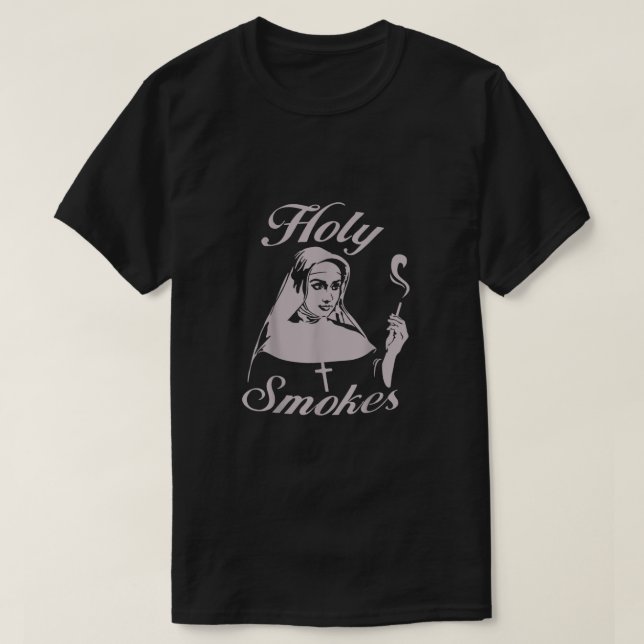 Camiseta Nun de humo sagrado (Diseño del anverso)