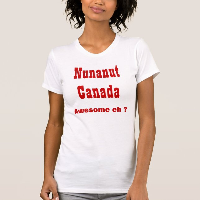 Camiseta Nunavut Canada (Anverso)