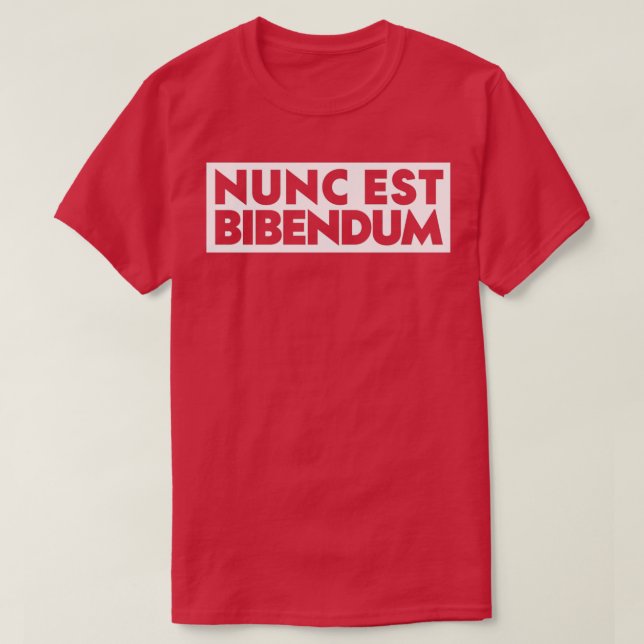 Camiseta Nunc est bibendum Latin (Diseño del anverso)