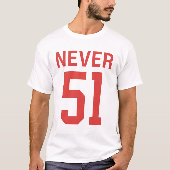 Camiseta Nunca 51 (Anverso)
