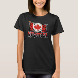 Camiseta Nunca 51, Bandera canadiense,
