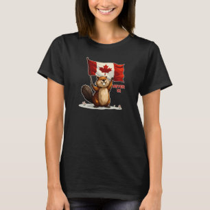 Camiseta Nunca 51, Canadá Bandera Canadiense Hoja de arce,