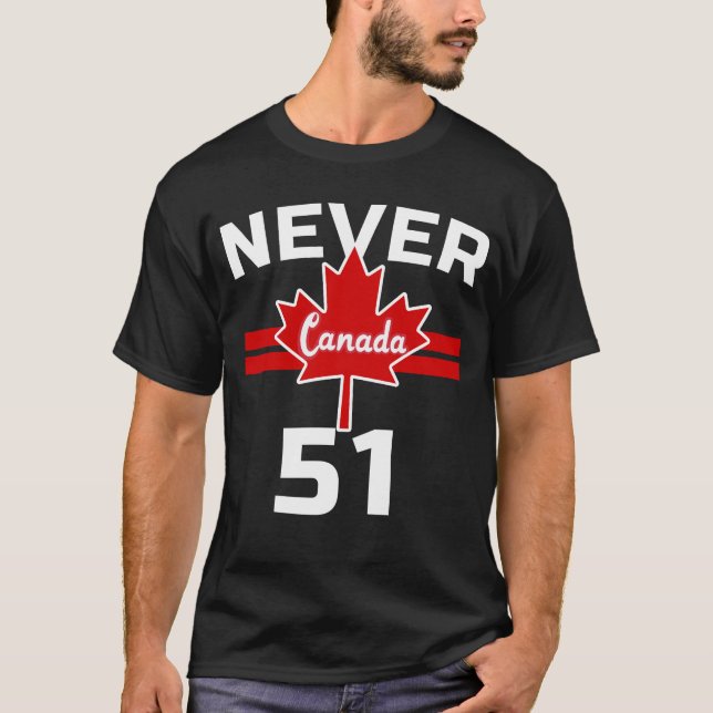 Camiseta Nunca 51 - Canadá Nunca 51 Estado (Anverso)