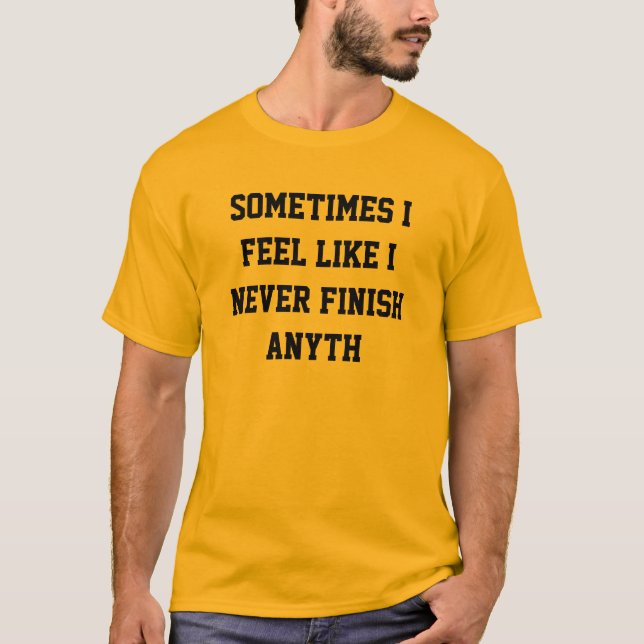 Camiseta Nunca acabe el anyth (Anverso)