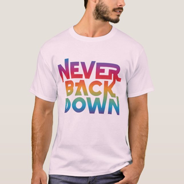 Camiseta Nunca Atrás (Anverso)