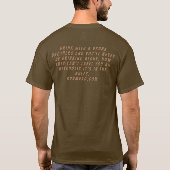 Camiseta Nunca beber solo (Reverso)