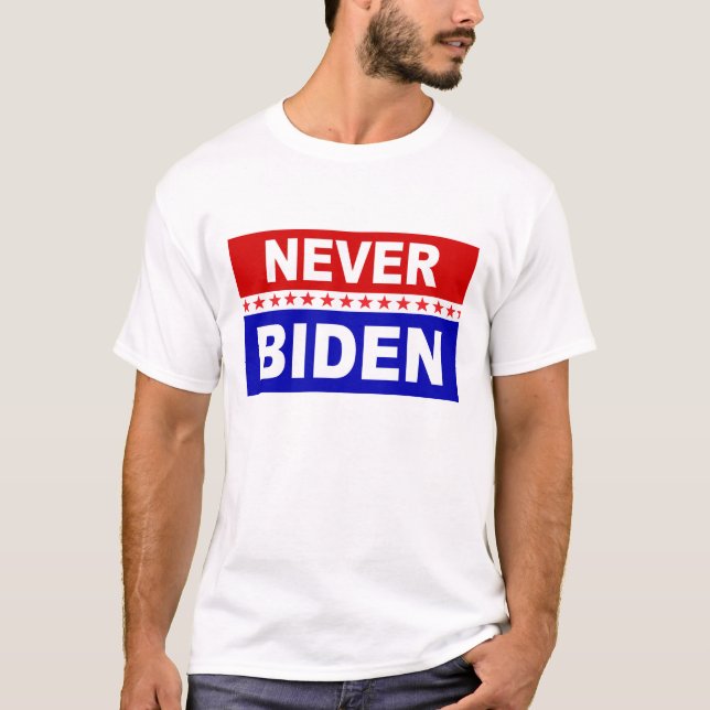 Camiseta Nunca Biden (Anverso)