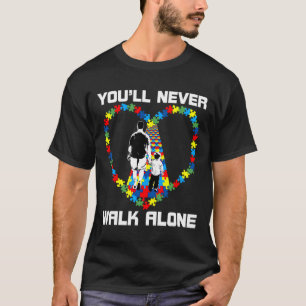 Camiseta Nunca Caminarás Sola Pieza De Rompecabezas Gran Au
