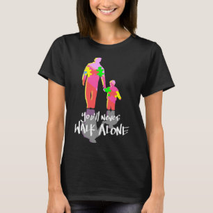 Camiseta Nunca Caminarás Sola Puzzle Pieces Autismo Conscie